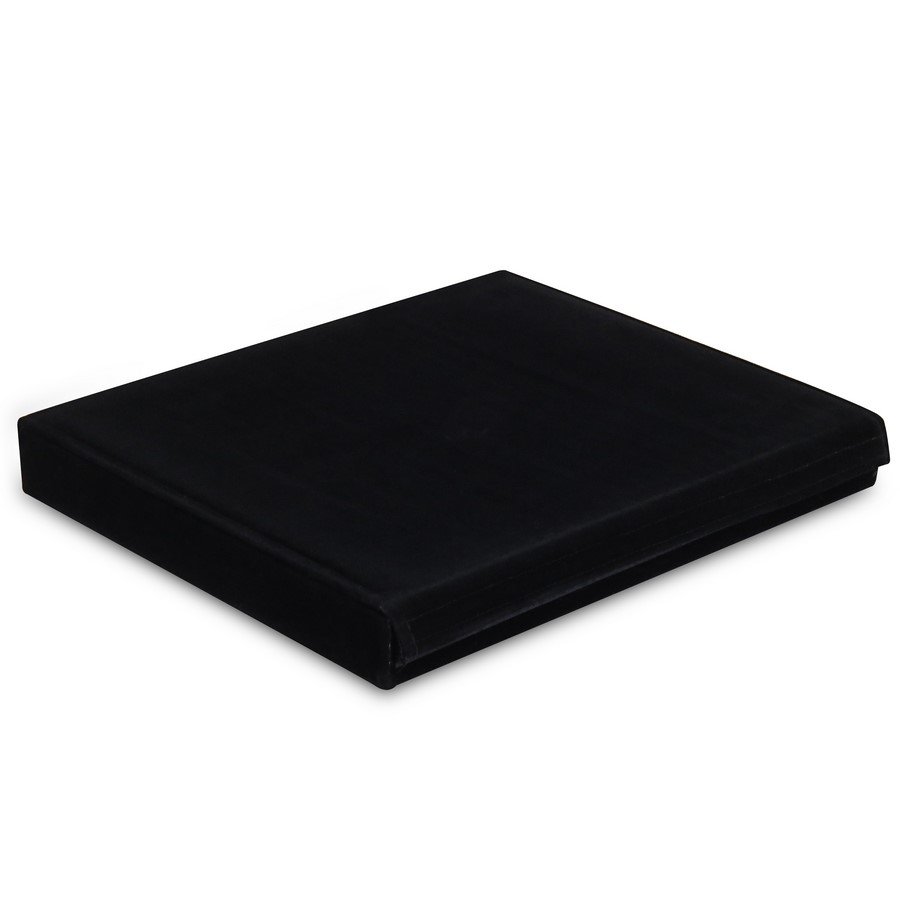 Bandeja Grande Expositora para Joias - 29,5x36,5x3,3 cm. Veludo Preto