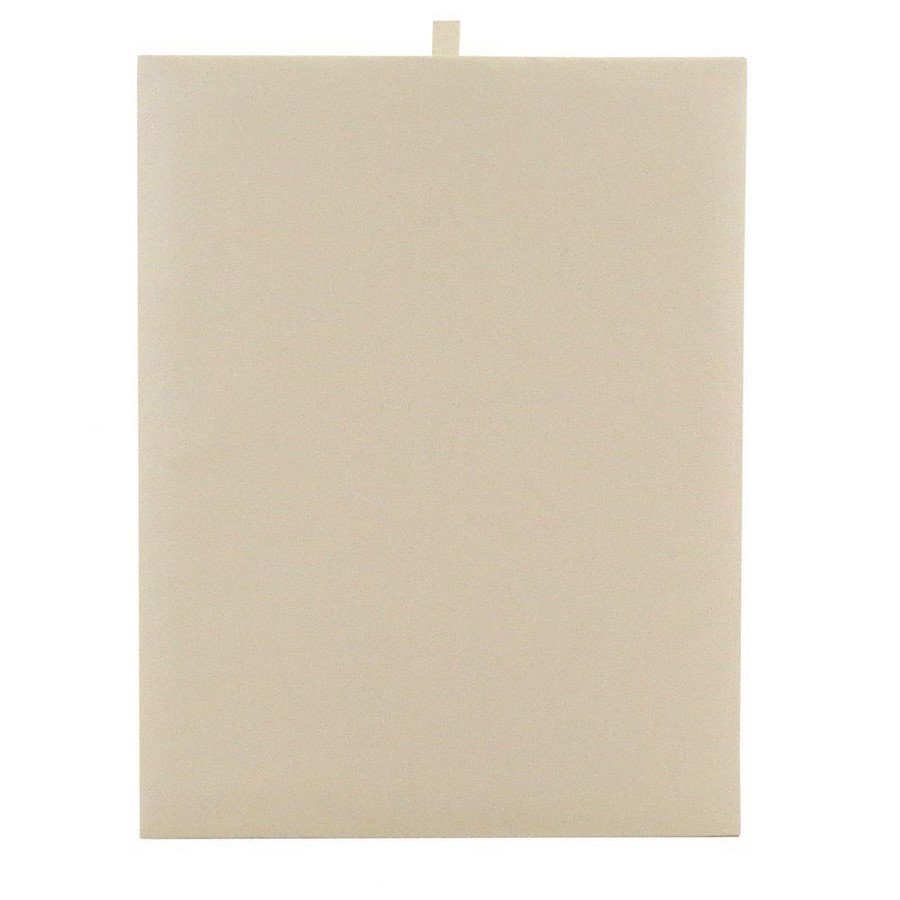 Placa Mostruário Pequena para Joias - 18x23,5 cm. Vinil Vinil Marfim