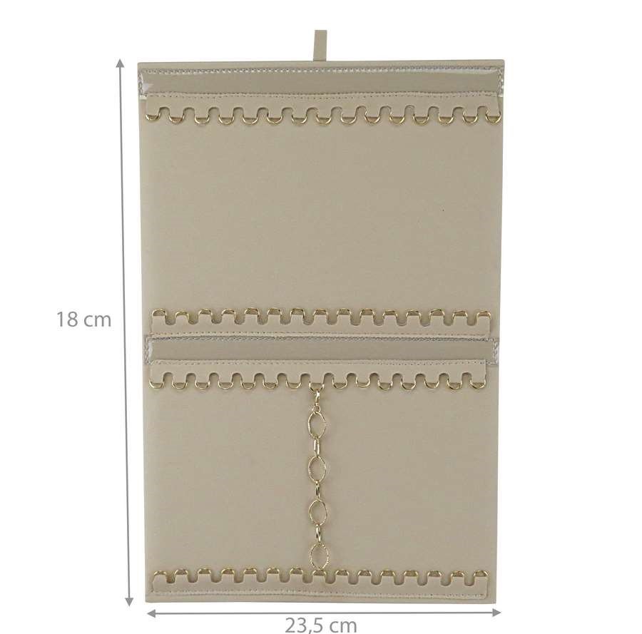 Placa 2 Fileiras 10 cm c/Etiq. Adesiva - Invertida Vinil Vinil Marfim