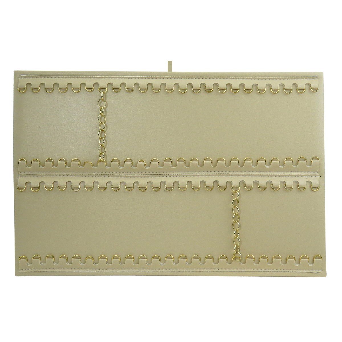 Placa Mostruário Grande para Correntes - 23,5x36 cm. Vinil Vinil Marfim