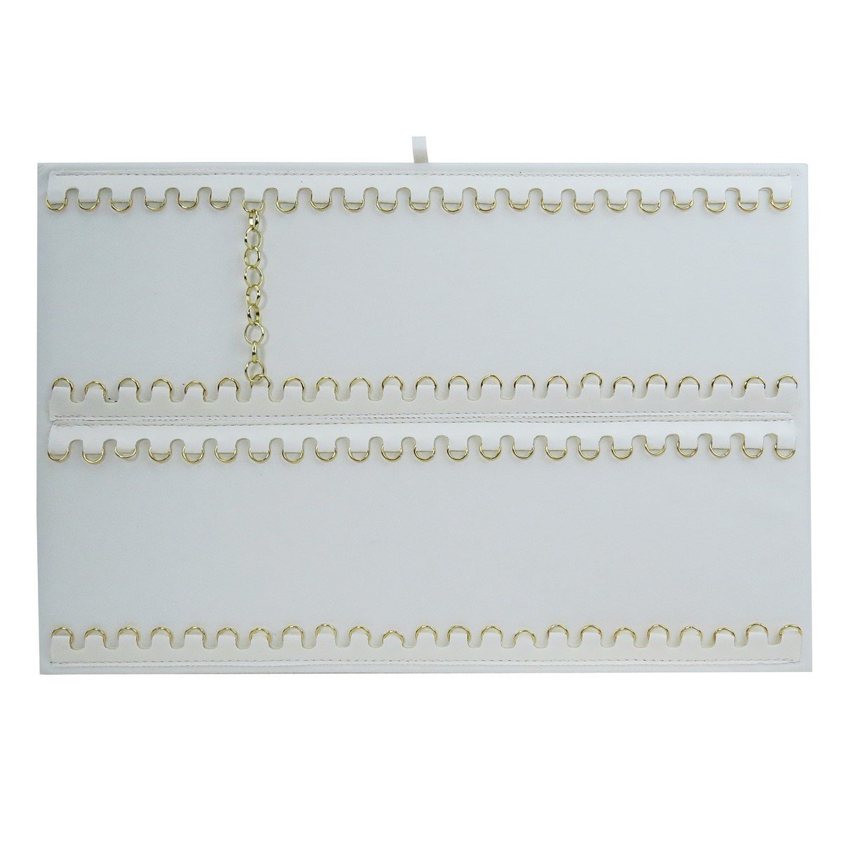 Placa Mostruário Grande para Correntes - 23,5x36 cm. Vinil Vinil Branco