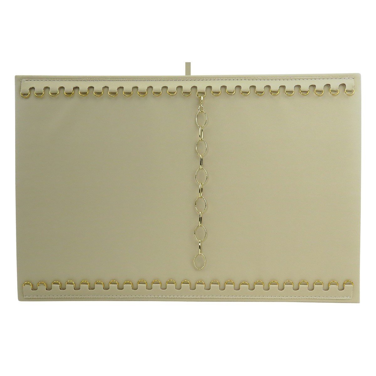 Placa Mostruário Grande para Joias - 23,5x36 cm. Vinil Vinil Marfim