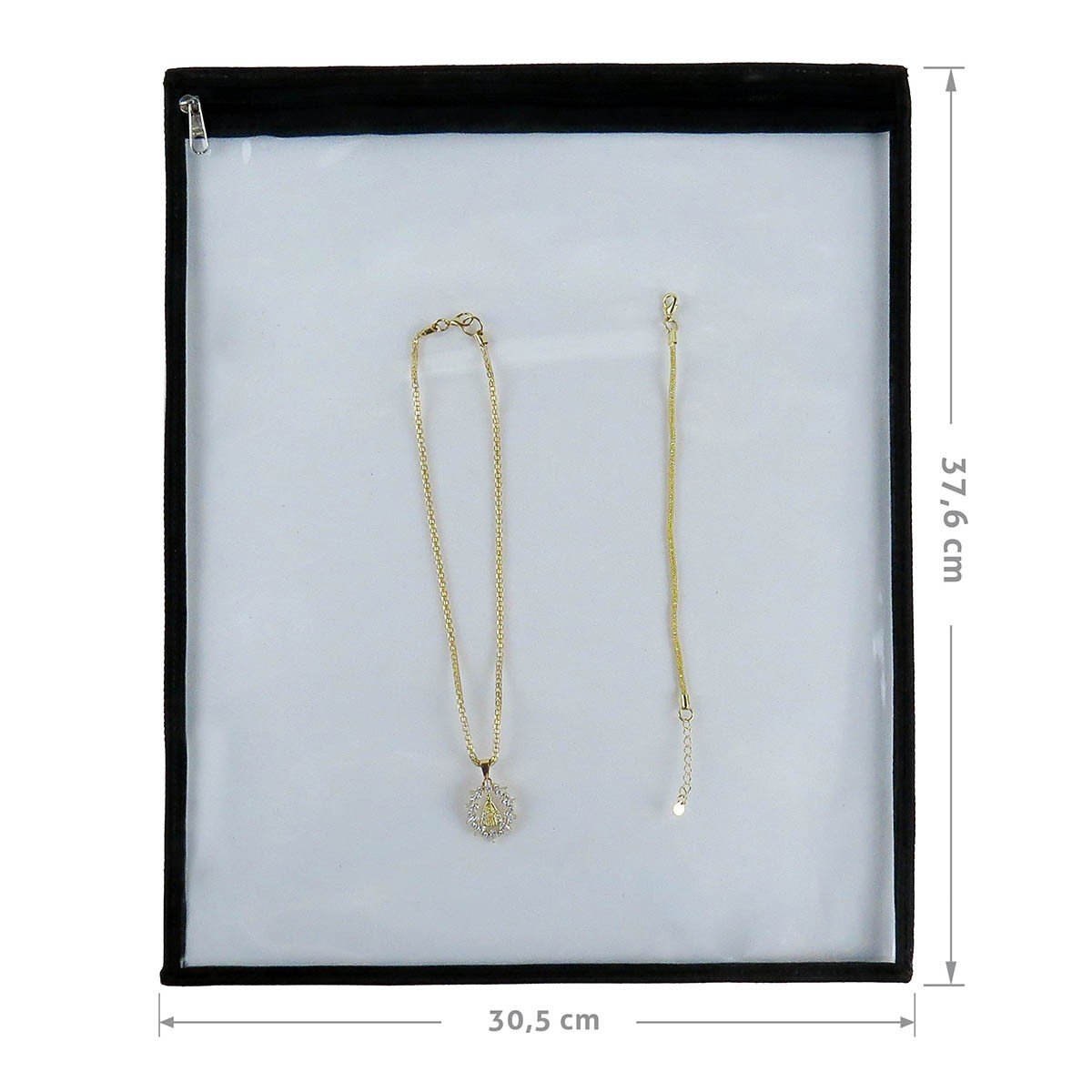 Estojo GG de Vulca para Joias - 30,5x37,6 cm. Preto