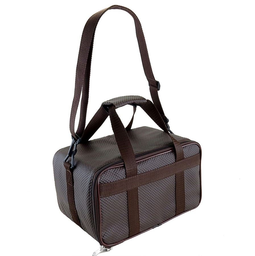 Bolsa 5 Bandejas de Joias - 18x28,5 cm Rodes Marrom