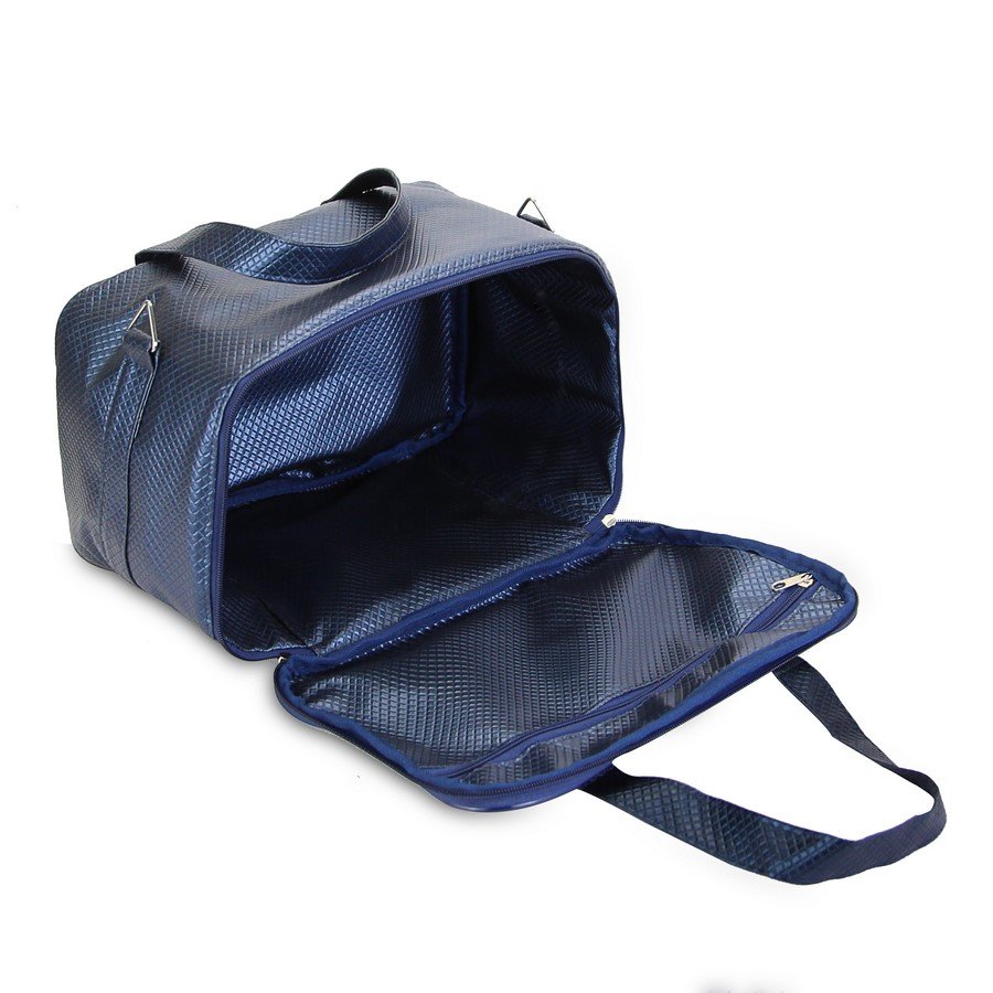 Bolsa 5 Bandejas de Joias - 18x28,5 cm Rodes Azul Marinho Metalizado