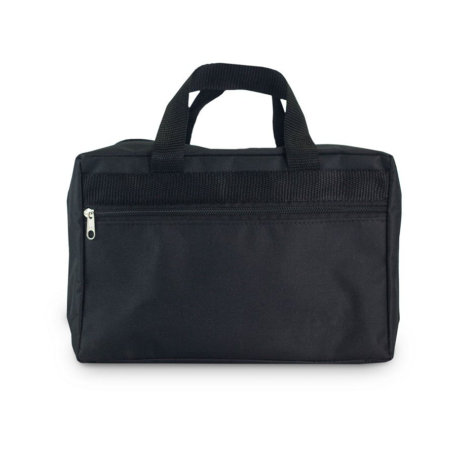 Bolsa 28,5x20x10 para 2 bandejas + caderno Preto