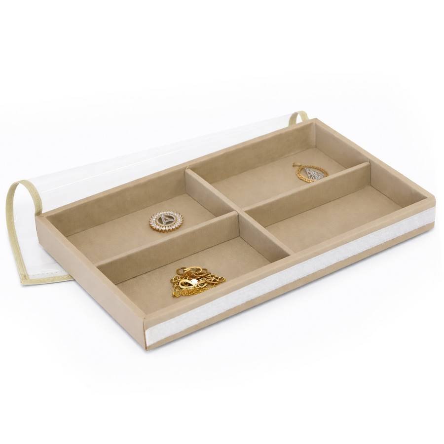 Kit Pequeno com 2 Bandejas e Caderno para Correntes Bolsa Verde - Bandeja Dunny Champagne