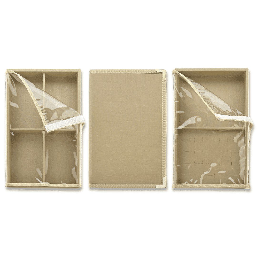 Kit Pequeno com 2 Bandejas e Caderno para Correntes Bolsa Dunny Champagne-Bandeja Dunny Champagne