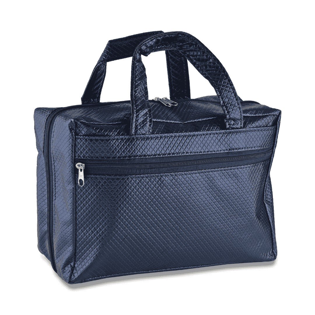 Kit Pequeno Bandejas e Bolsa para Joias . Rodes Azul Marinho Metalizado - Dunny Lavanda