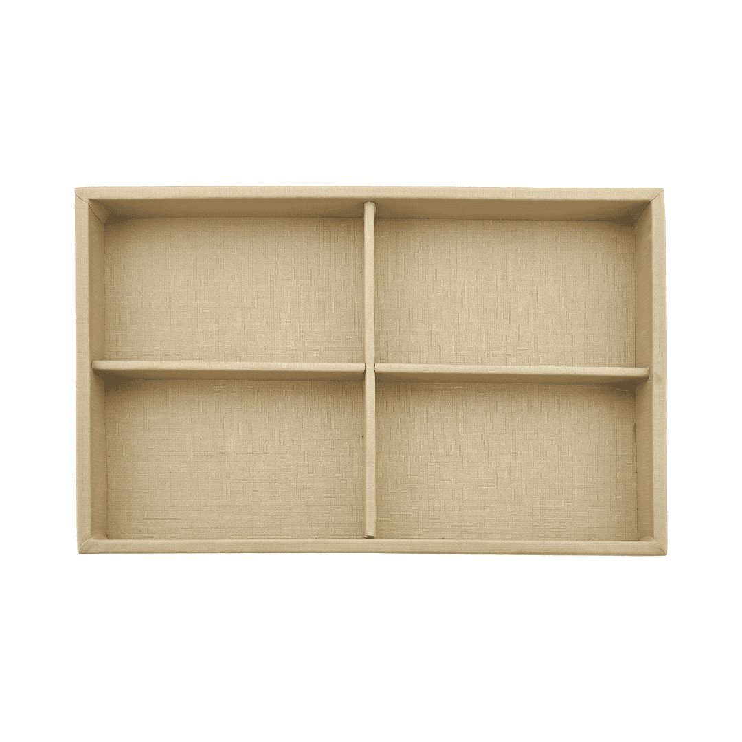 Bolsa para Bandejas de Jóias - 18x28,5x3,3 cm Bolsa Verde - Bandeja Dunny Champagne