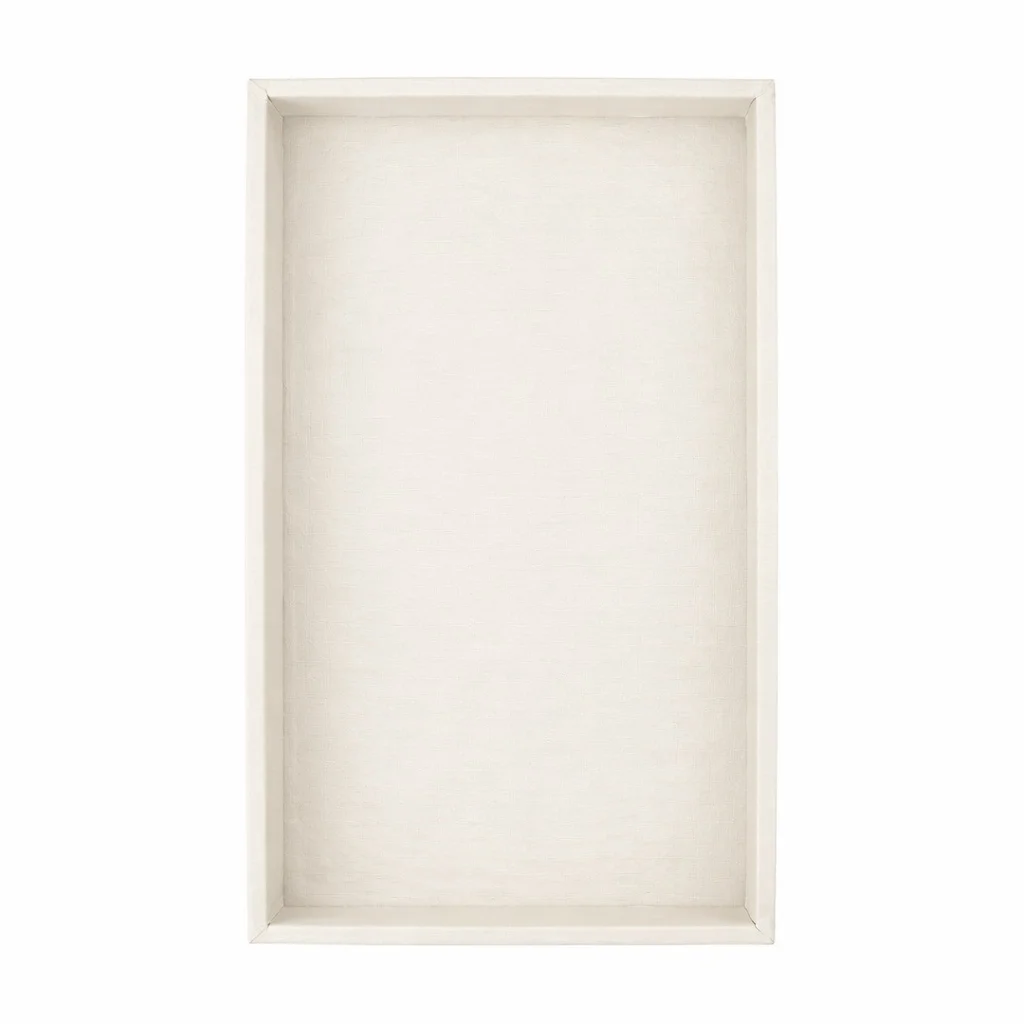 Bolsa para Bandejas de Jóias - 18x28,5x3,3 cm Bolsa Verde - Bandeja Dunny Branco
