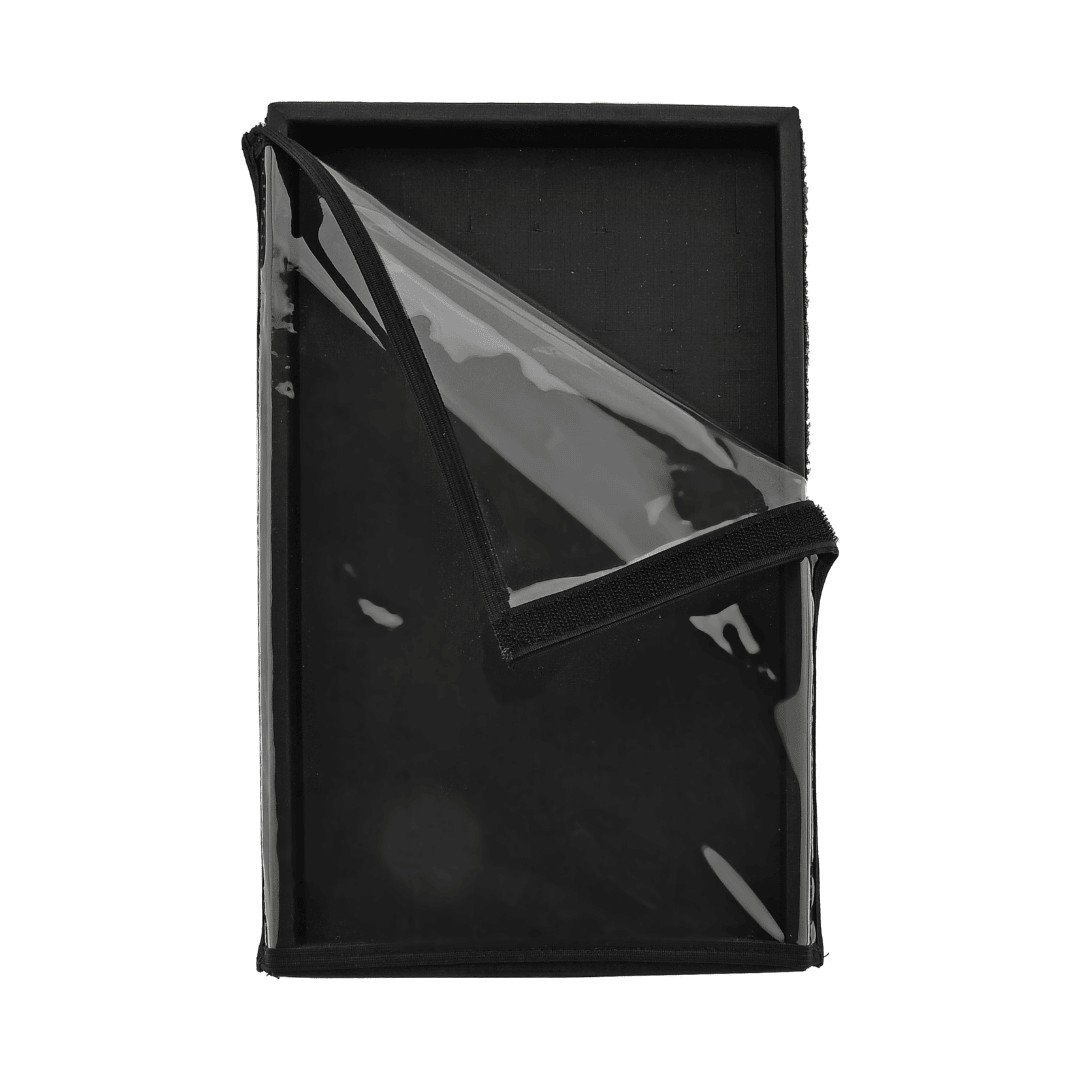 Bolsa para Bandejas de Jóias - 18x28,5x3,3 cm Bolsa Rodes Preto -Bandeja Dunny Preto