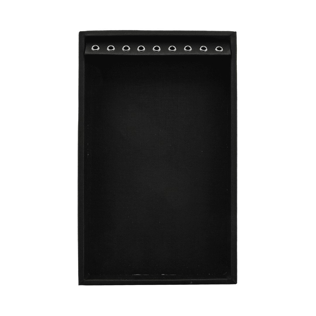 Bolsa para Bandejas de Jóias - 18x28,5x3,3 cm Bolsa Rodes Preto -Bandeja Dunny Preto