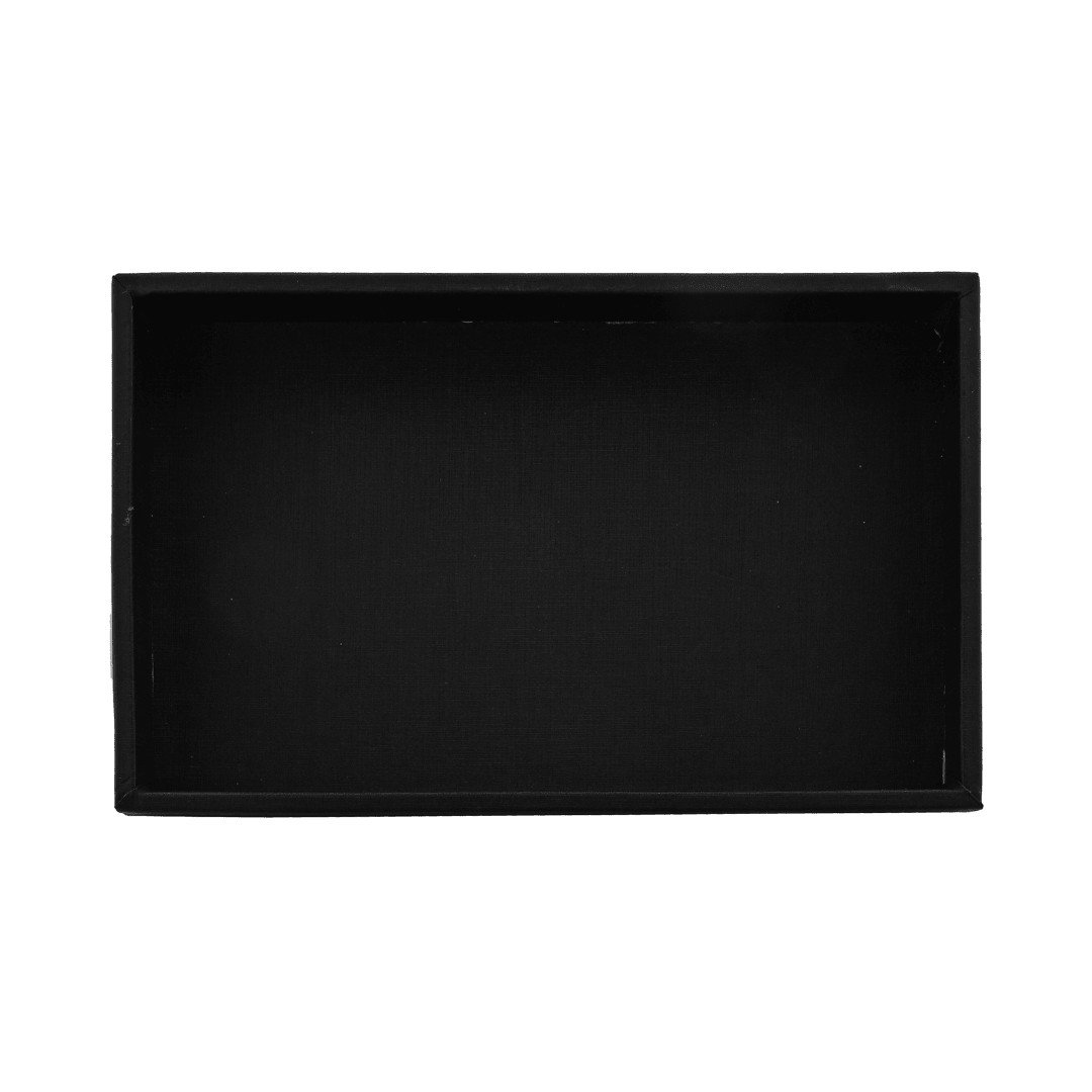 Bolsa para Bandejas de Jóias - 18x28,5x3,3 cm Bolsa Rodes Preto -Bandeja Dunny Preto