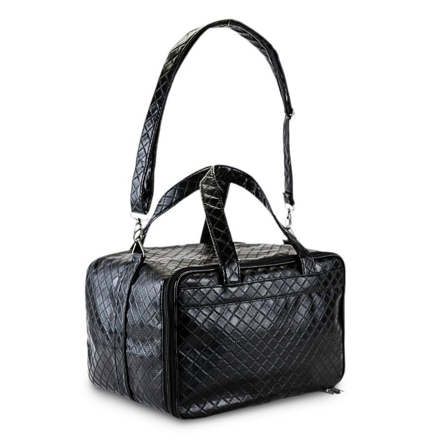 Kit Bandejas Expositoras + Bolsa para Joias - 21,5x29,5x3 cm Bolsa Matelassê Preto - Bandeja Dunny Preto