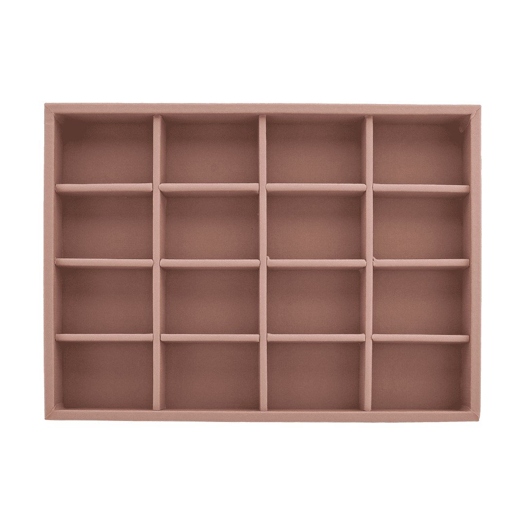 Kit Bandejas Expositoras + Bolsa para Joias - 21,5x29,5x3 cm Bolsa Reptil Rosa Blush - Bandeja Dunny Rosa Cha