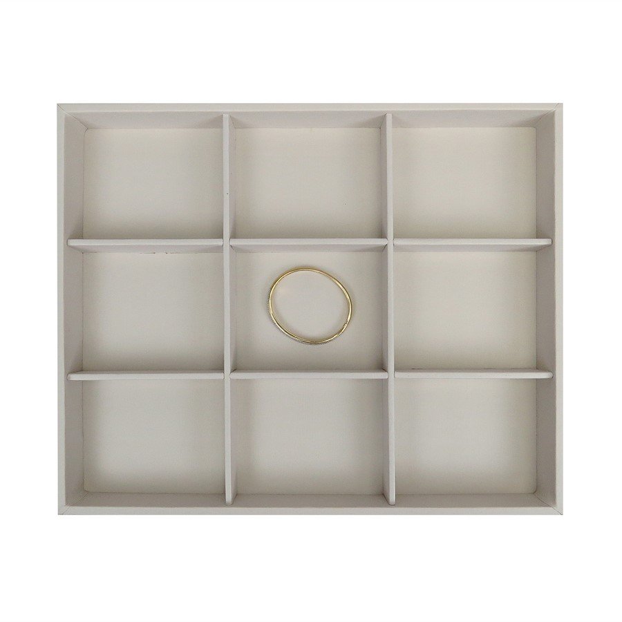 Bandeja Grande Expositora para Joias - 29,5x36,5x3,3 cm. Dunny Off White