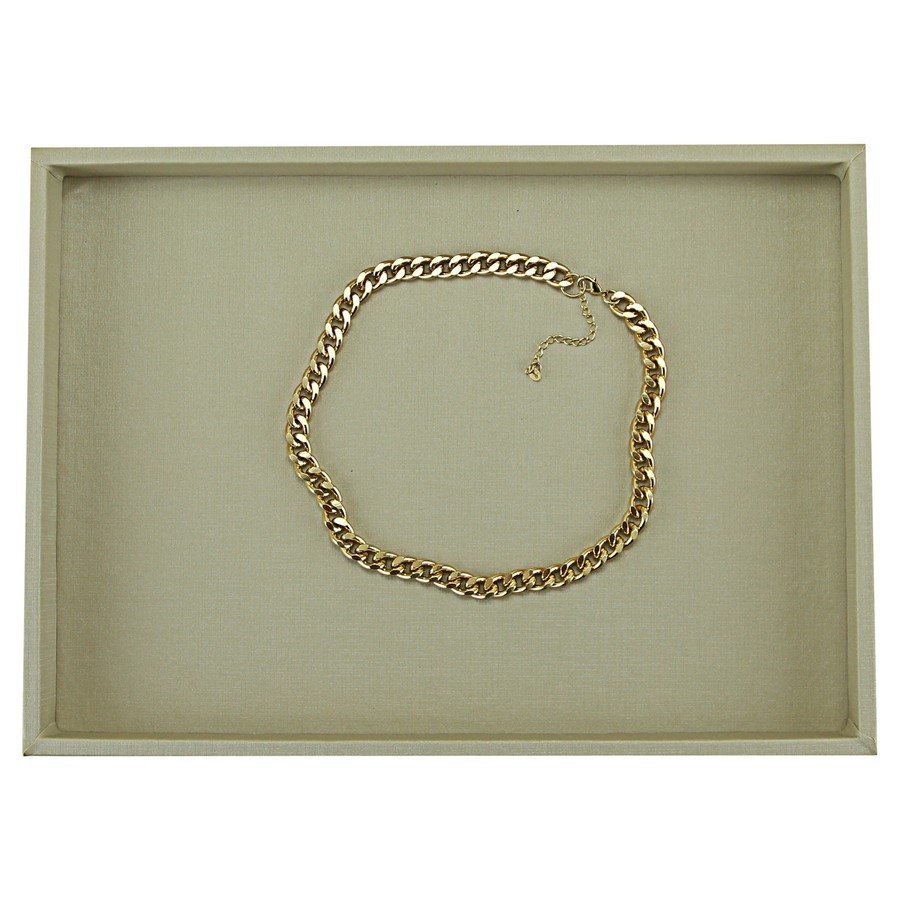 Bandeja Média Expositora para Joias - 21,5x29,5x2,3 cm. Dunny Champagne