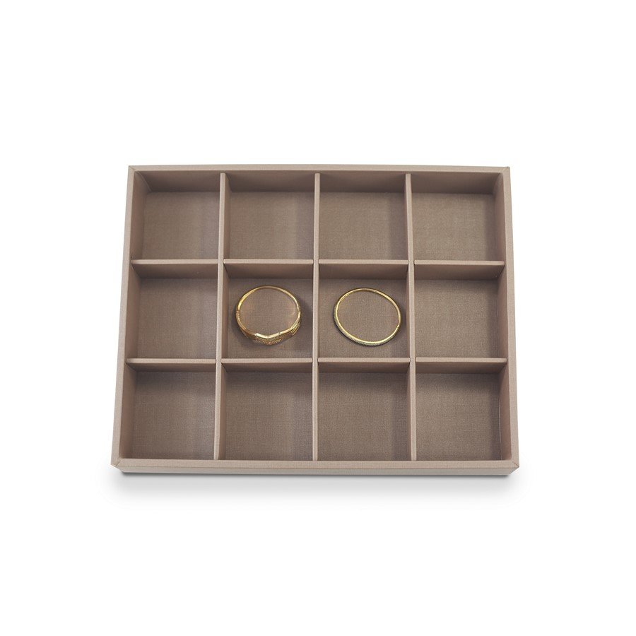 Bandeja Grande Expositora para Joias - 29,5x36,5x5 cm. Dunny Capuccino