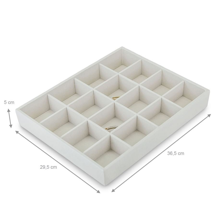 Bandeja 16 Espaços 29x36x5 Dunny Off White