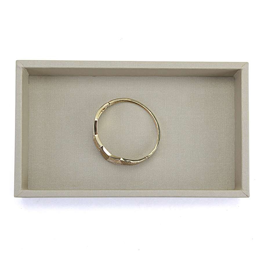 Bandeja Pequena Expositora para Joias - 12x20,2x3 cm. Dunny Champagne