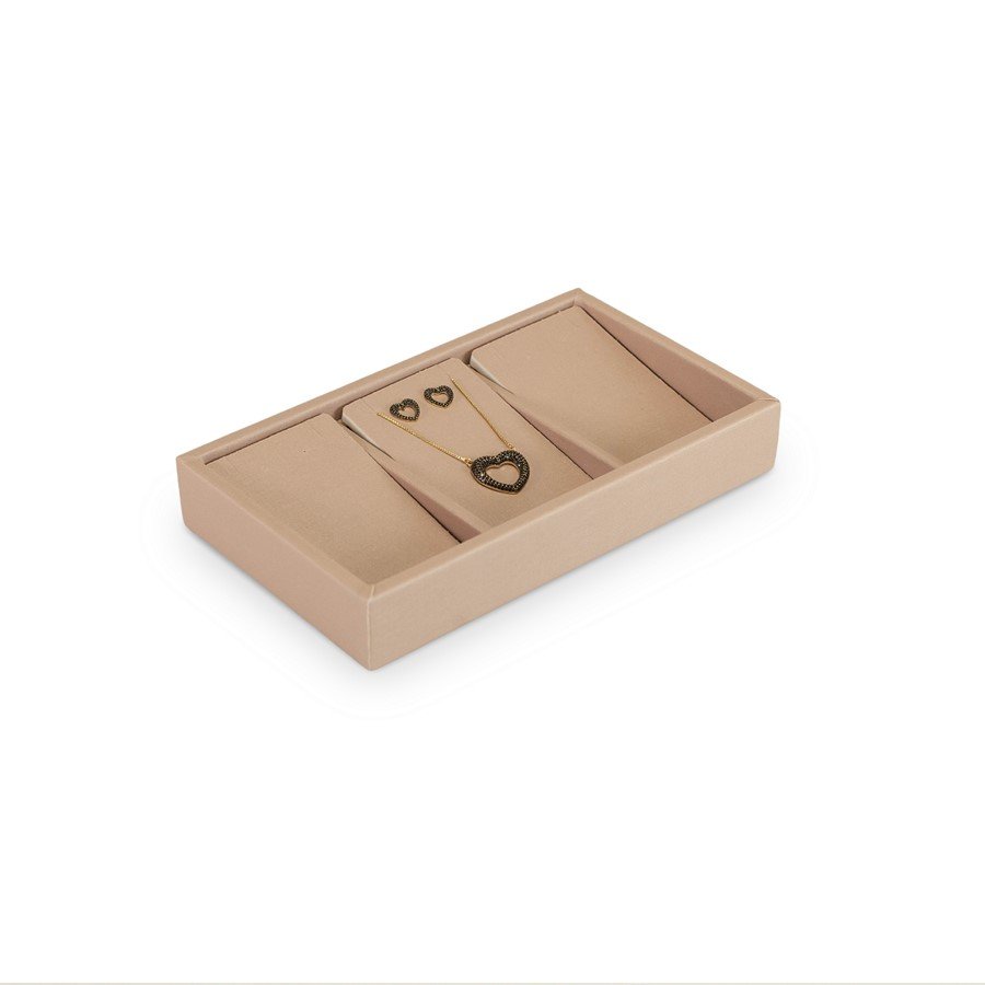 Bandeja Pequena Expositora com Cartelas - 12x20,2x3 cm Dunny Rosa Cha