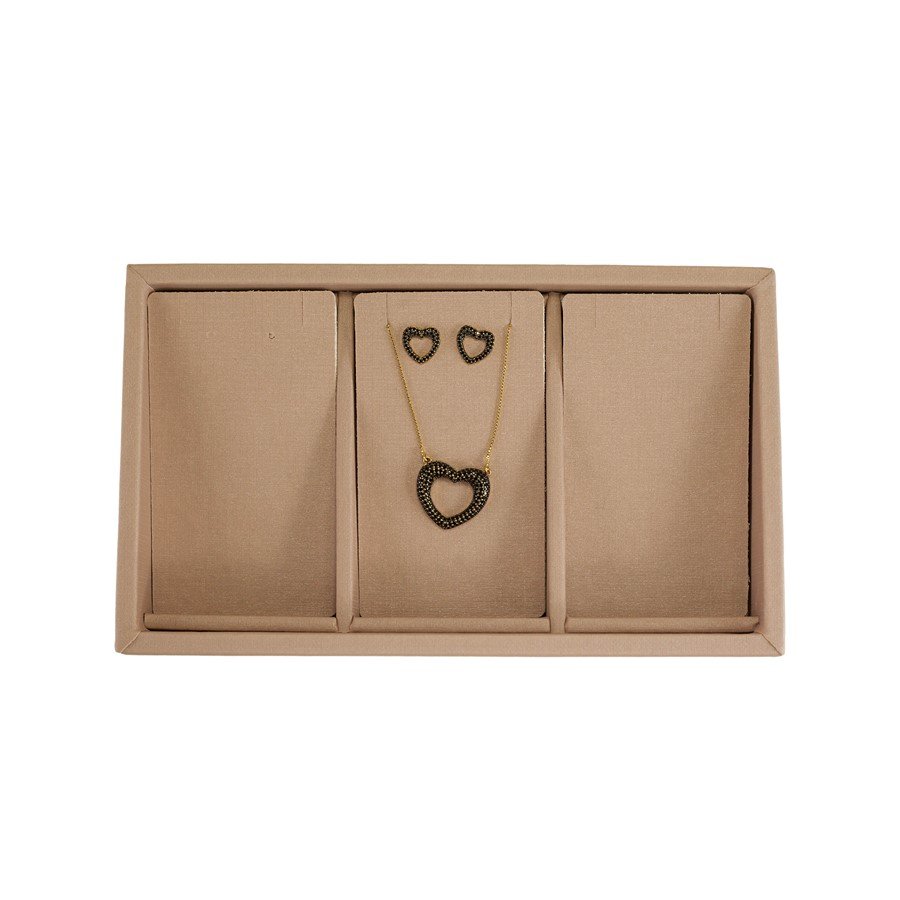 Bandeja Pequena Expositora com Cartelas - 12x20,2x3 cm Dunny Rosa Cha