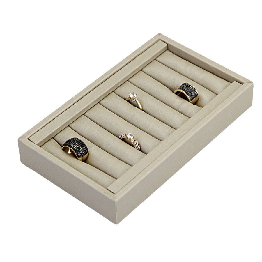 Bandeja Anéis 9 Roletes 12x20,2x3,0cm Dunny Champagne