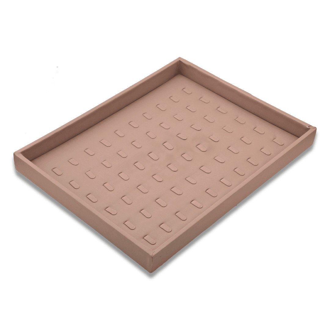 Bandeja 60 Linguetas - 29x36cm Dunny Rosa Cha