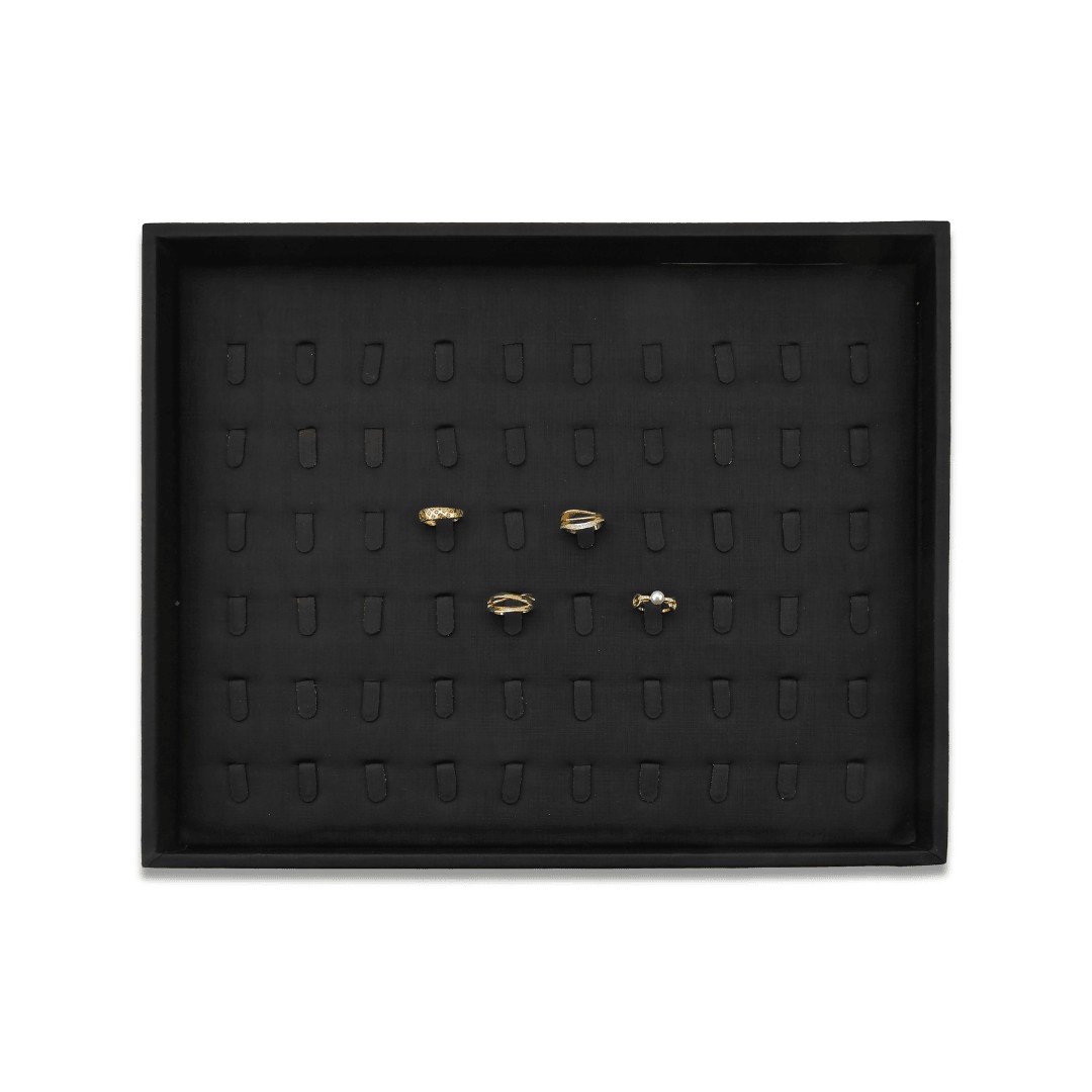 Bandeja 60 Linguetas - 29x36cm Dunny Preto