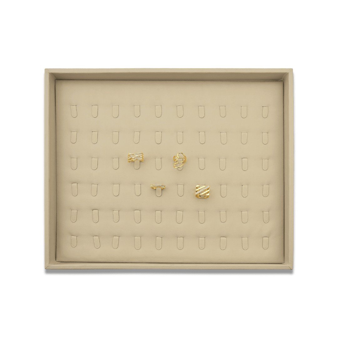Bandeja 60 Linguetas - 29x36cm Dunny Off White