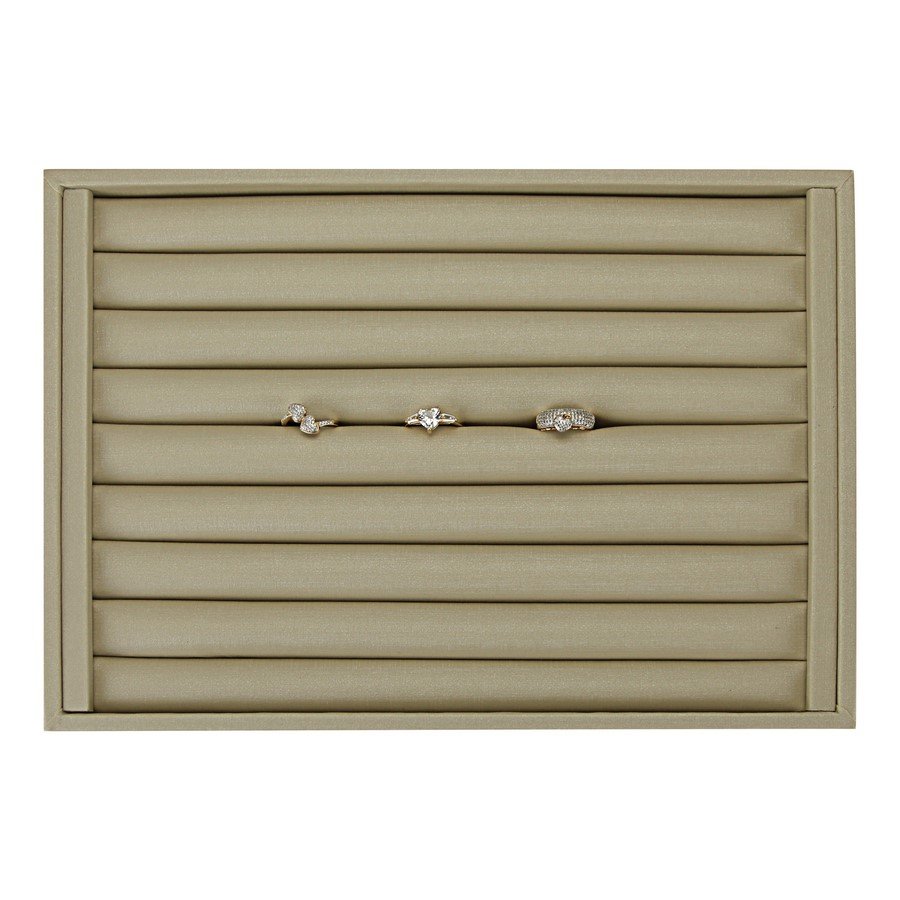 Bandeja Média Expositora para Anéis - 21,5x29,5x3,3 cm. Dunny Champagne