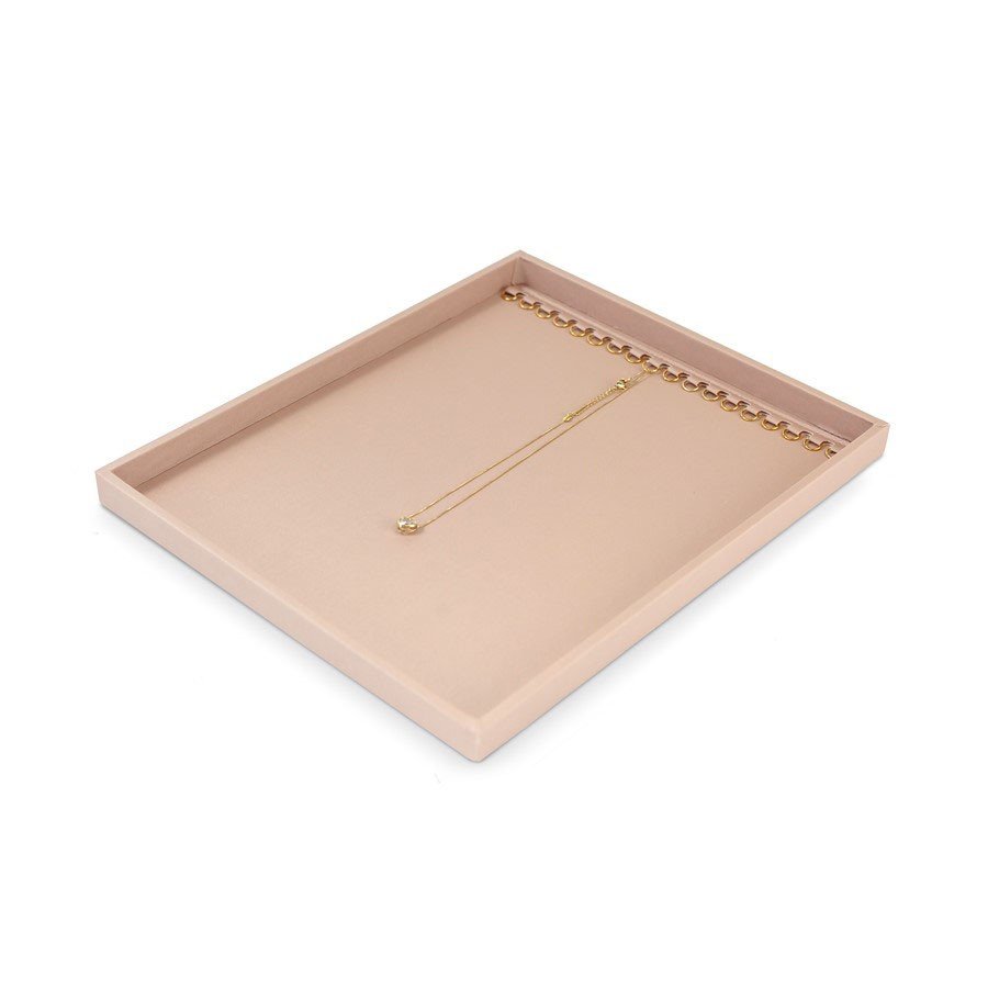 Bandeja Grande Expositora para Joias - 29,5x36,5x2,3 cm. Dunny Rosa Cha