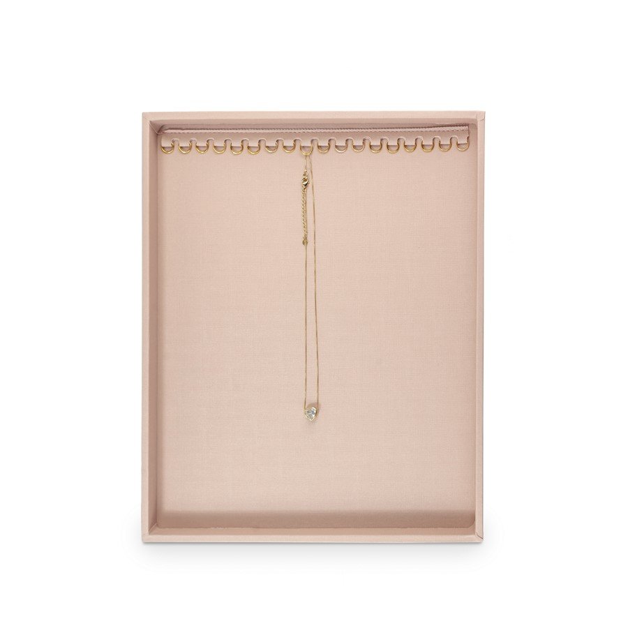 Bandeja Grande Expositora para Joias - 29,5x36,5x2,3 cm. Dunny Rosa Cha