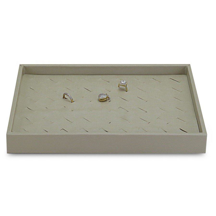 Bandeja Média Expositora para Anéis - 21,5x29,5x3,3 cm. Dunny Champagne