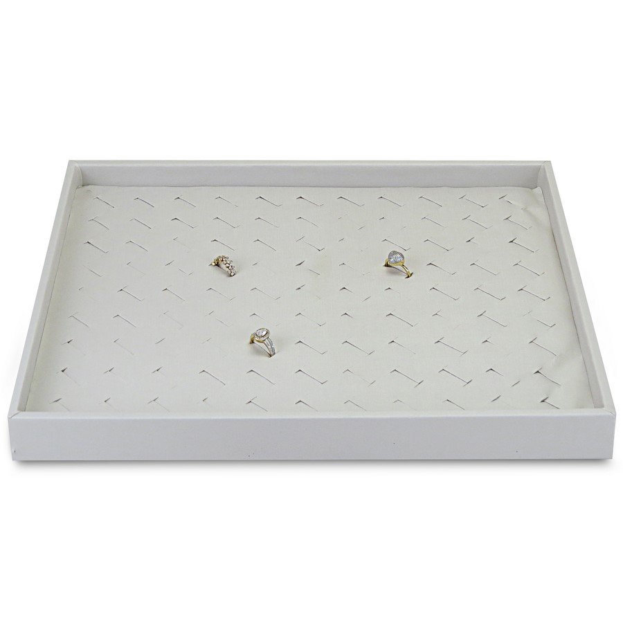 Bandeja Grande Expositora para Anéis - 29,5x36,5x3,3 cm. Dunny Off White
