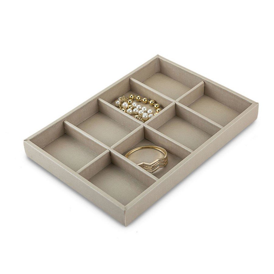 Bandeja Média Expositora para Joias - 21,5x29,5x3,3 cm. Dunny Champagne