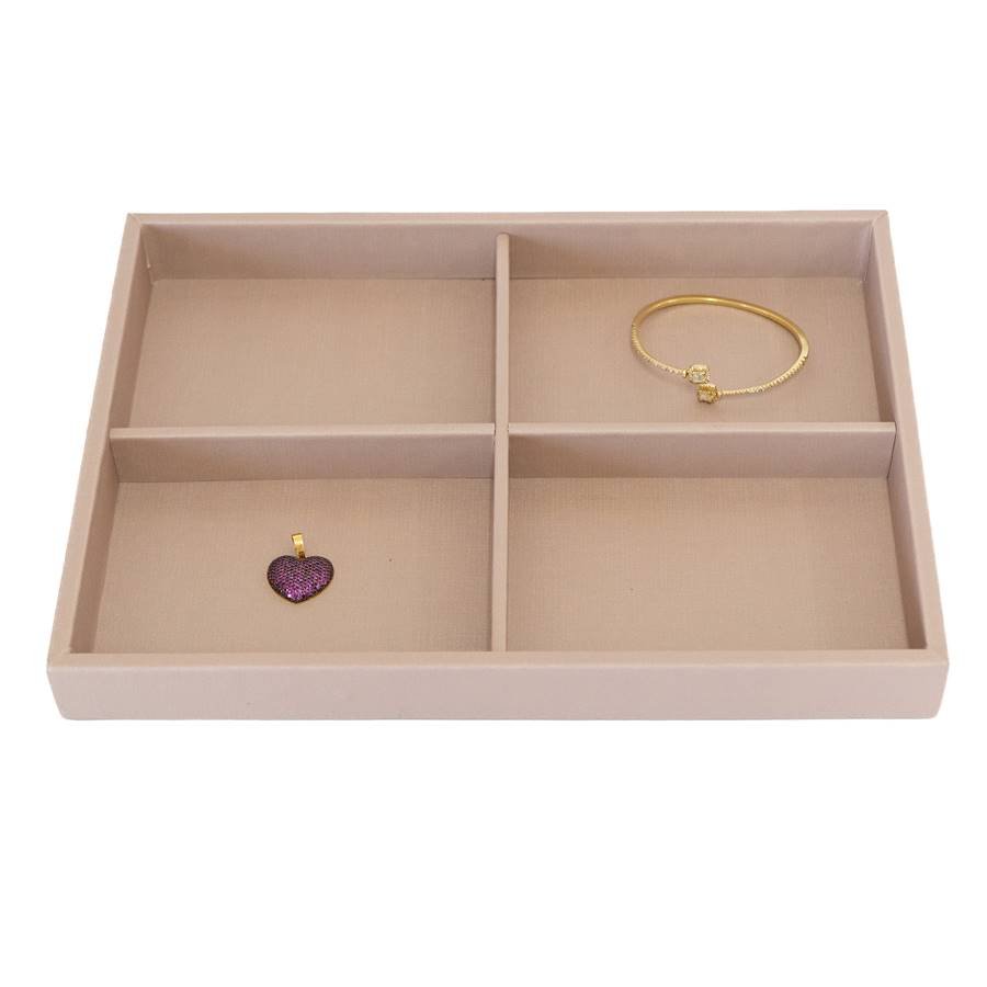 Bandeja Média Expositora - 21,5x29,5x3,3 cm. Dunny Rosa Cha