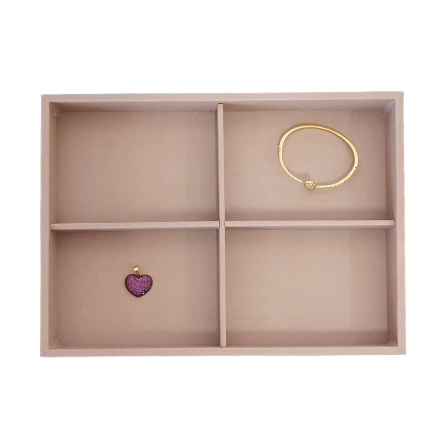 Bandeja Média Expositora - 21,5x29,5x3,3 cm. Dunny Rosa Cha