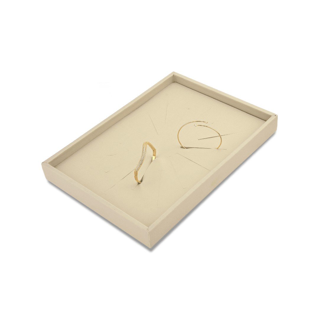 Bandeja Média para Braceletes - 21x29x3 cm Dunny Off White