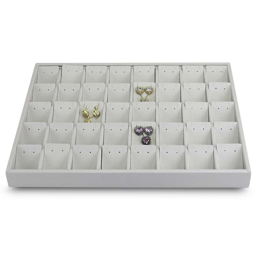Bandeja Expositora com Cartelas para Joias - 29,5x36,5x3,3. Dunny Off White