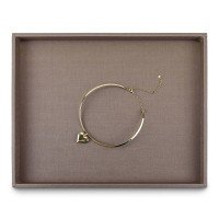 Bandeja Grande Expositora para Jóas - 29,5x36,5x2,3 cm. Dunny Capuccino