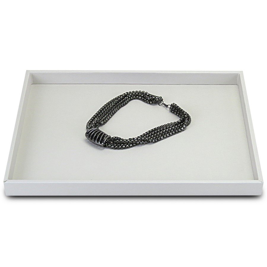 Bandeja Grande Expositora para Jóas - 29,5x36,5x2,3 cm. Dunny Off White