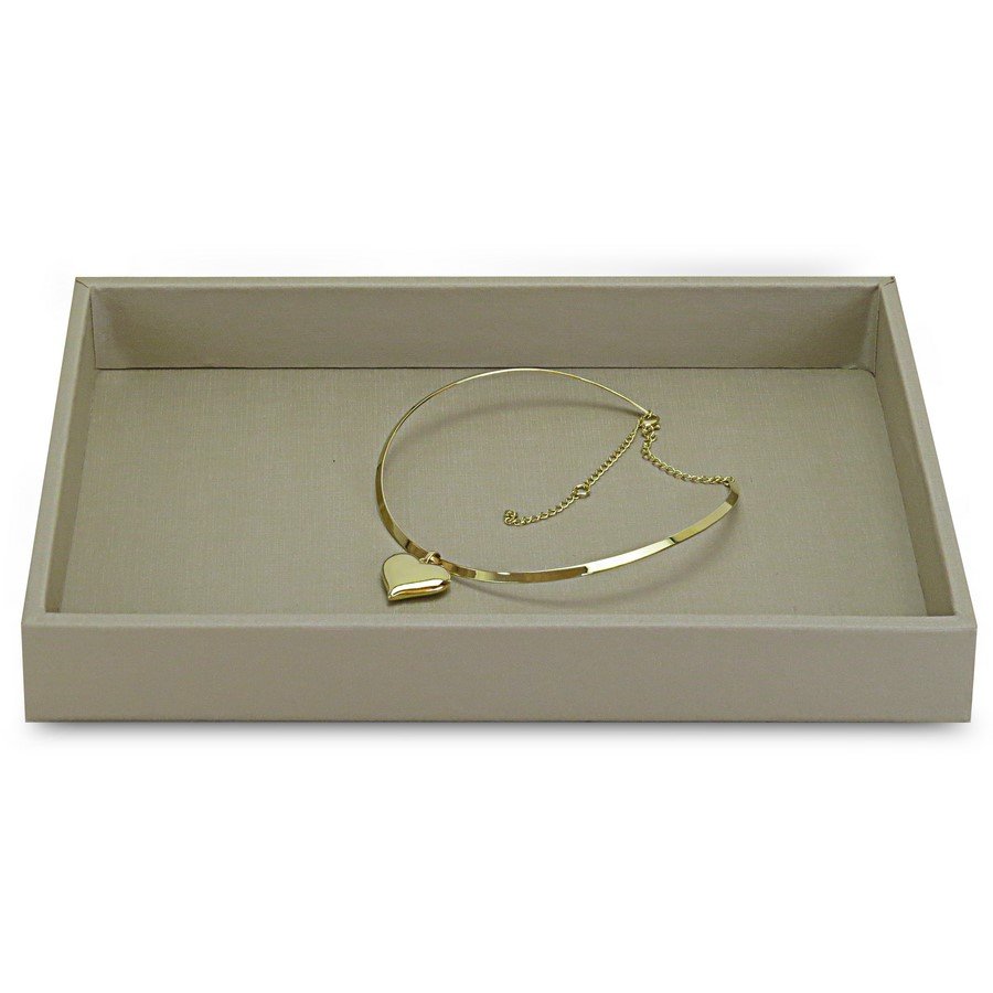 Bandeja Média Expositora para Joias - 21,5x29,4x3,3 cm. Dunny Champagne