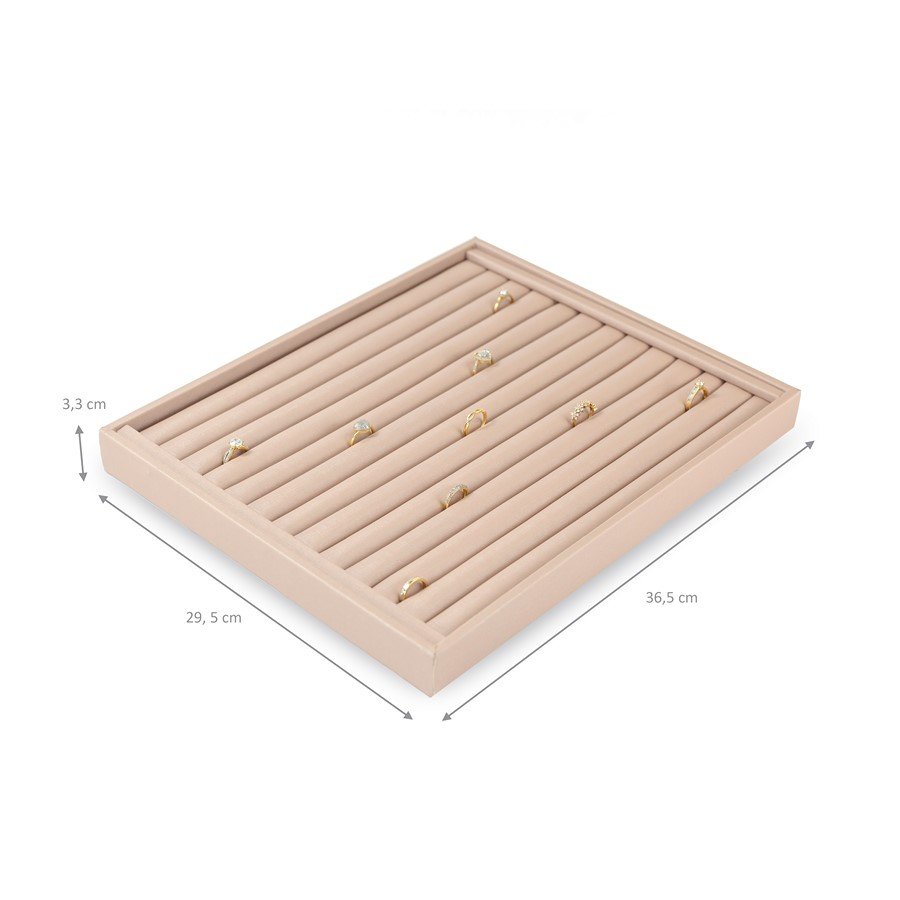 Bandeja Grande para Anéis - 29,5x36,5x3,3 cm Dunny Rosa Cha