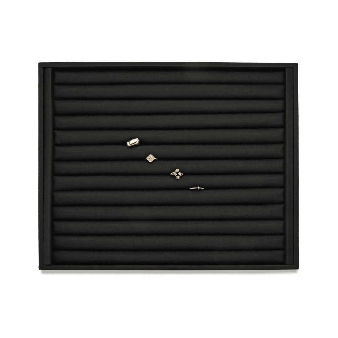 Bandeja Grande para Anéis - 29,5x36,5x3,3 cm Dunny Preto