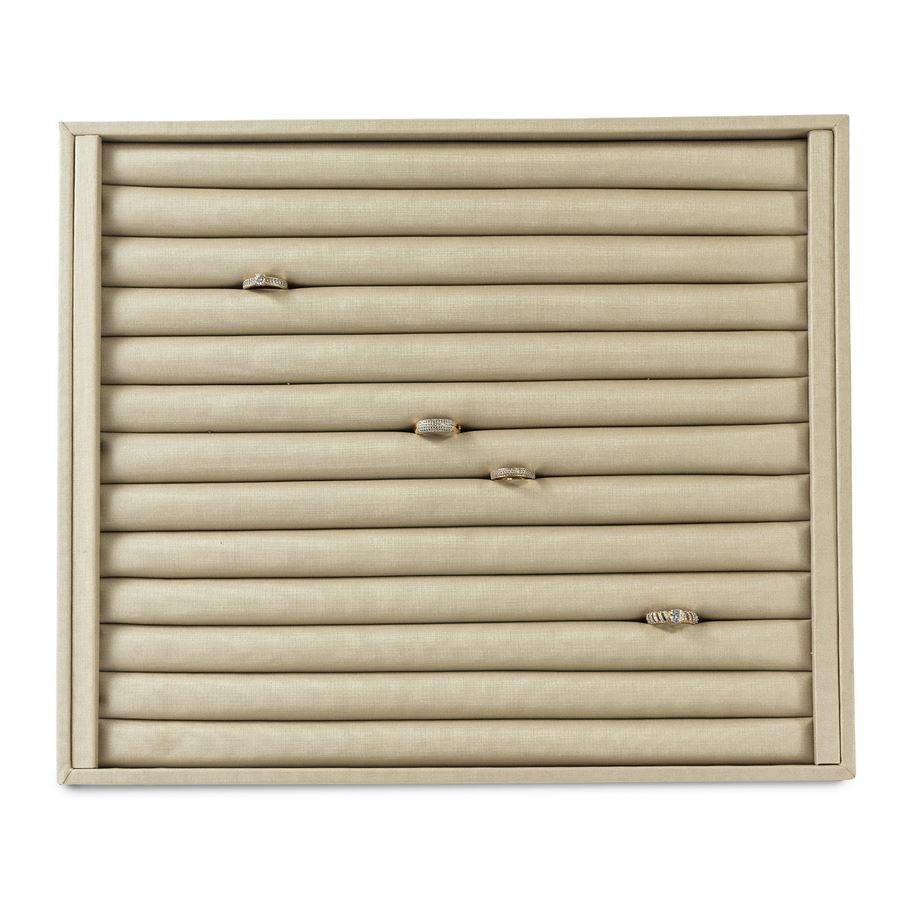 Bandeja Grande para Anéis - 29,5x36,5x3,3 cm Dunny Champagne