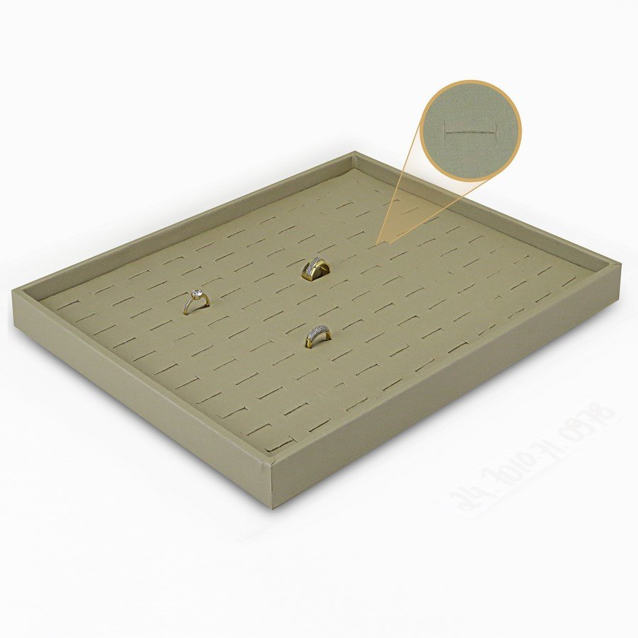 Bandeja Grande Expositora para Anéis - 29,5x36,5x3,3 cm. Dunny Champagne