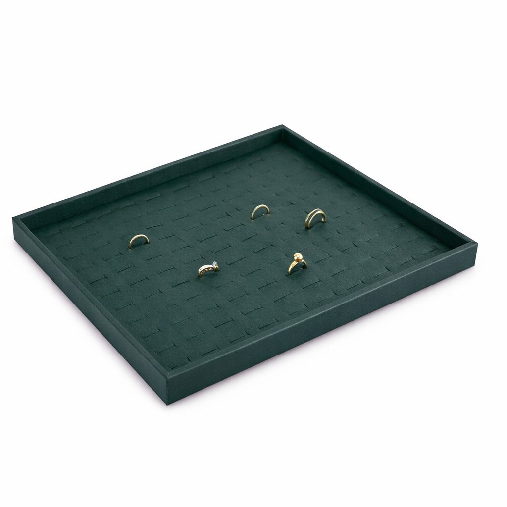 Bandeja Grande Expositora para Anéis - 29,5x36,5x3,3 cm. Dunny Verde