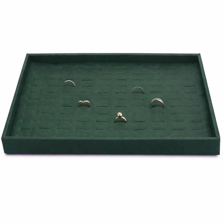 Bandeja Grande Expositora para Anéis - 29,5x36,5x3,3 cm. Dunny Verde